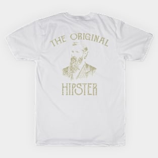 The Original Hipster, Vintage/Retro Design T-Shirt